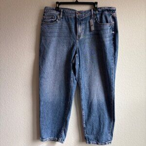 New With Tags Womens Lane Bryant Jeans Size 18 Mid Rise Boyfriend Casual Preppy
